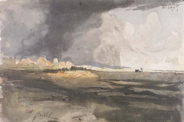 Samuel Palmer At Hailsham,Storm Approaching